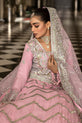 Embroidered Chiffon Maxi with Organza Dupatta