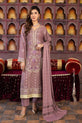 2-Piece Dhanak Suit with Embroidery
