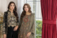 Golden Embroidery Chiffon Dresses USA
