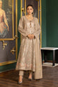 Heavily Embroidered Dhanak Suit