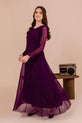 Purple Chiffon Dress