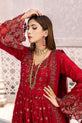 Red Chiffon Sharara Dress USA
