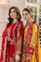 Red & Yellow Chiffon Dresses 